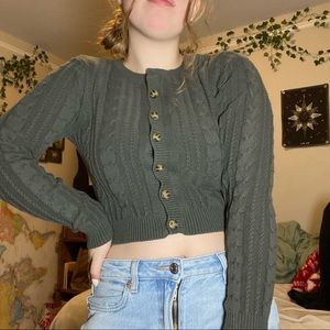 Wild Fable Knit Cropped Cardigan